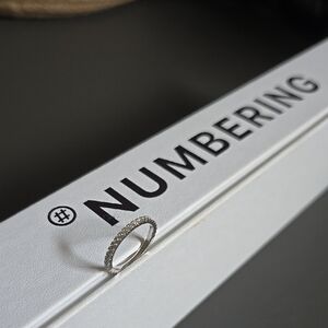 Numbering Silver Ring